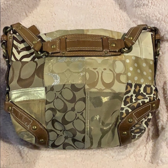 Multi Colored TanCoach bag - Picture 2 of 3